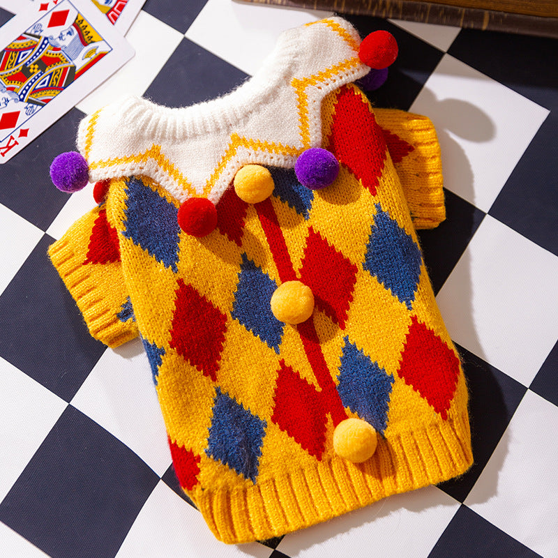 Cute Color Pop Color Pet Sweater