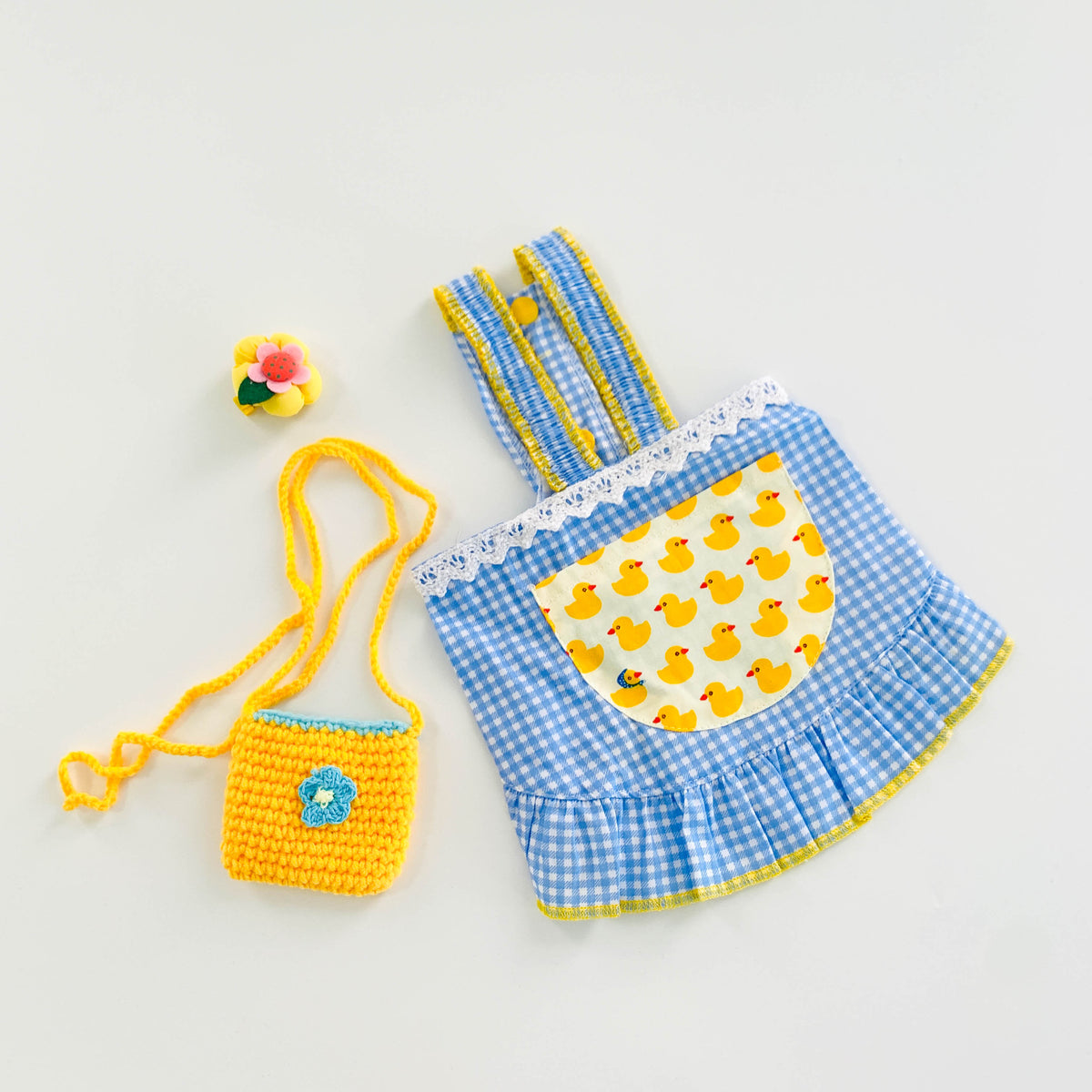 In Stock | Happy Picnic Plaid Dress Set | For Dogs and Cats