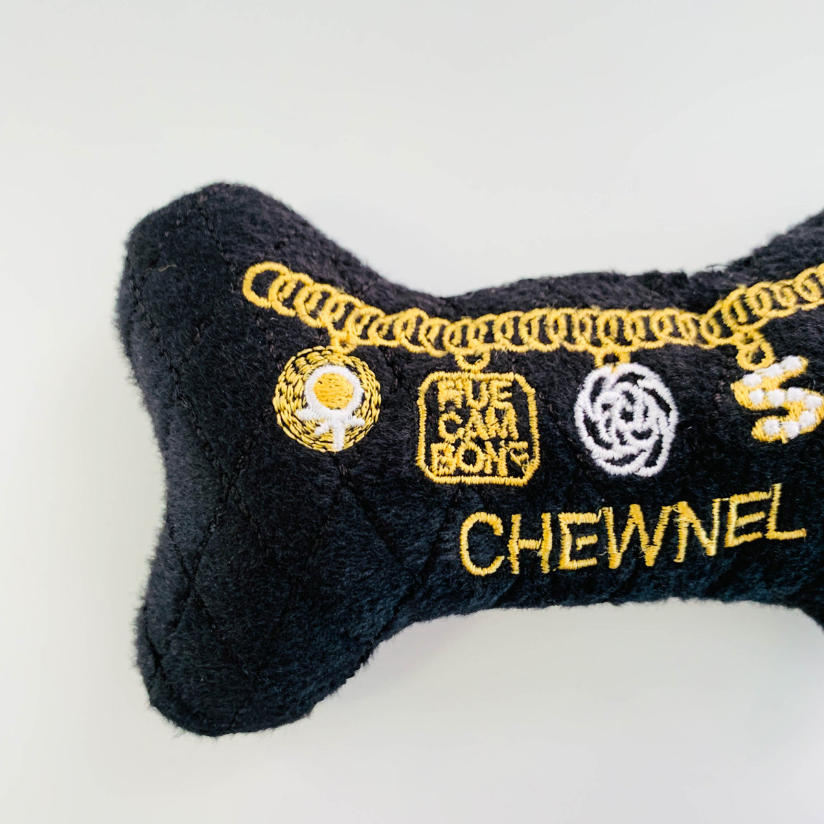 Plush Squeaky Chew Toy | Chewnel Bone | For Fashion Puppies and Dogs
