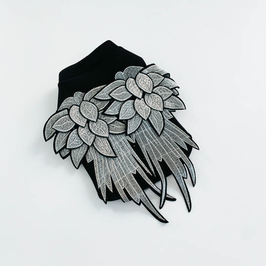In-Stock | Black 3D Wing Hoodie | For Dogs and Cats
