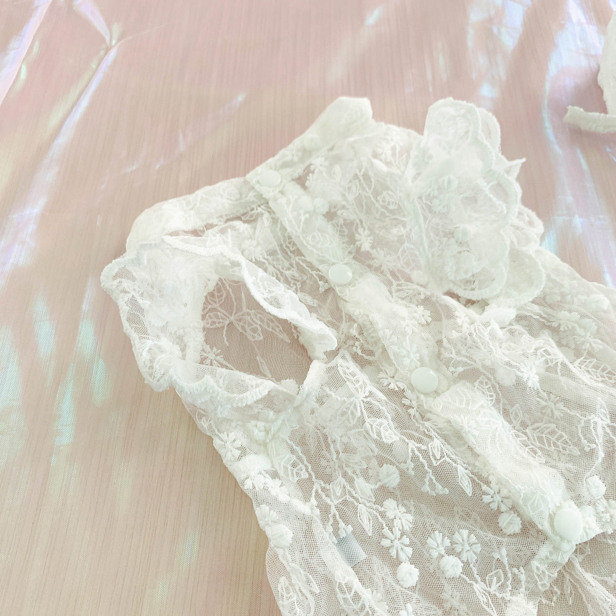 In Stock | Pet Summer Wedding Dress | Elegant White Lace | For Rabbits, Cats and Dogs