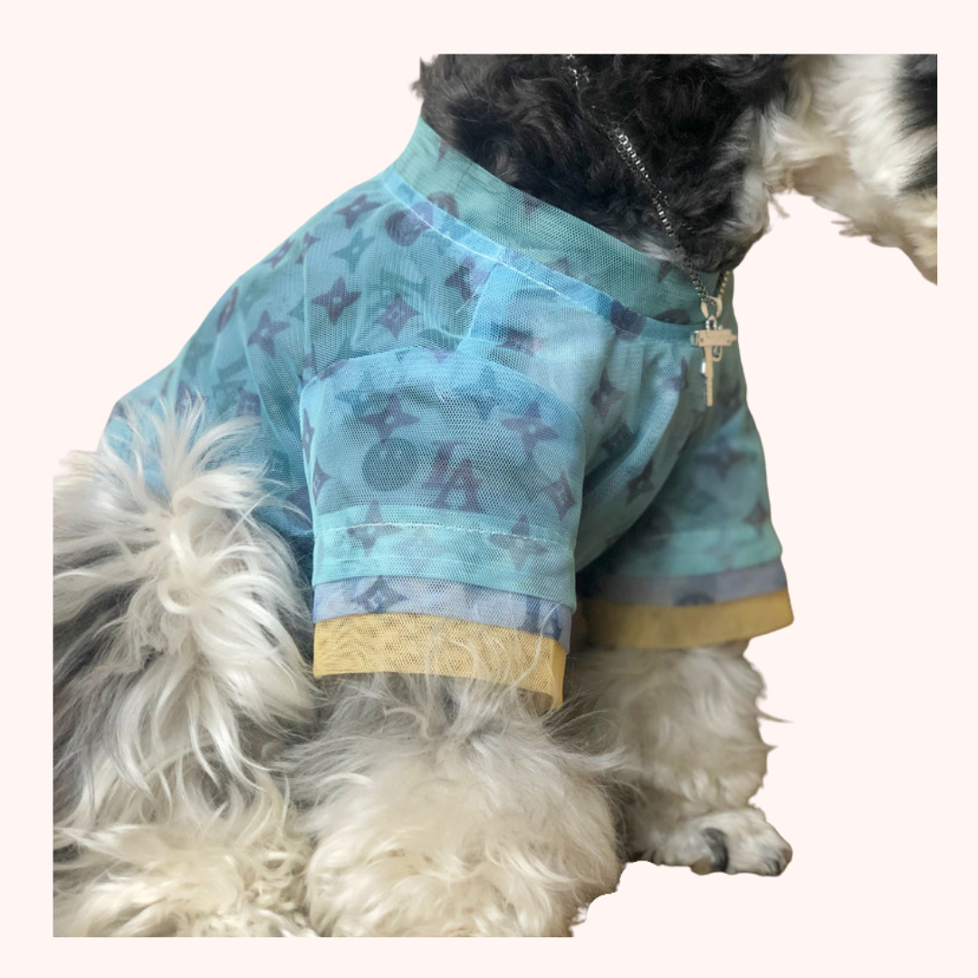 [Last Chance] Happy LA Smiley Face Summer Pet Mesh Top